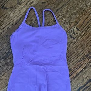 Lululemon Power Y Tank Top beautiful color has shelf bra great condition size 4